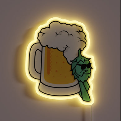 Brewing Beer Culture with Vibrant RGB Neon Sign Lighting Kit