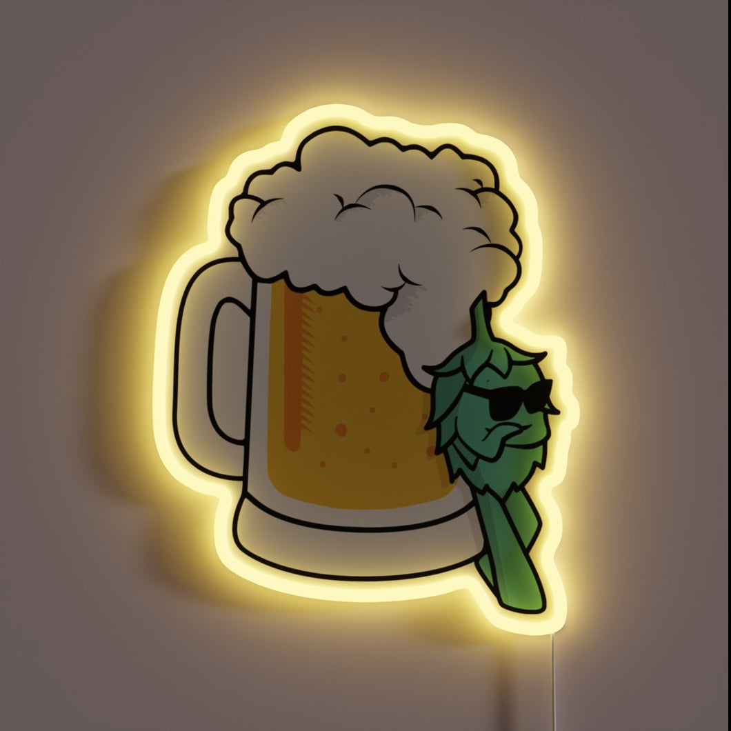 Brewing Beer Culture with Vibrant RGB Neon Sign Lighting Kit
