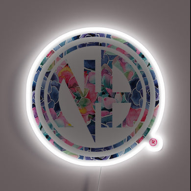 Recovery Support Symbol Neon Sign with Colorful NA AA Icons