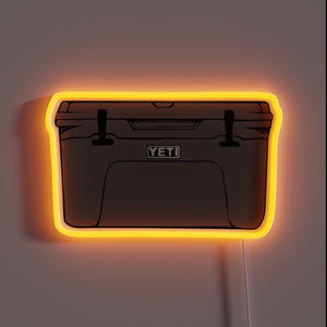 Eye-catching RGB LED Neon Sign with Cool Grey Tones