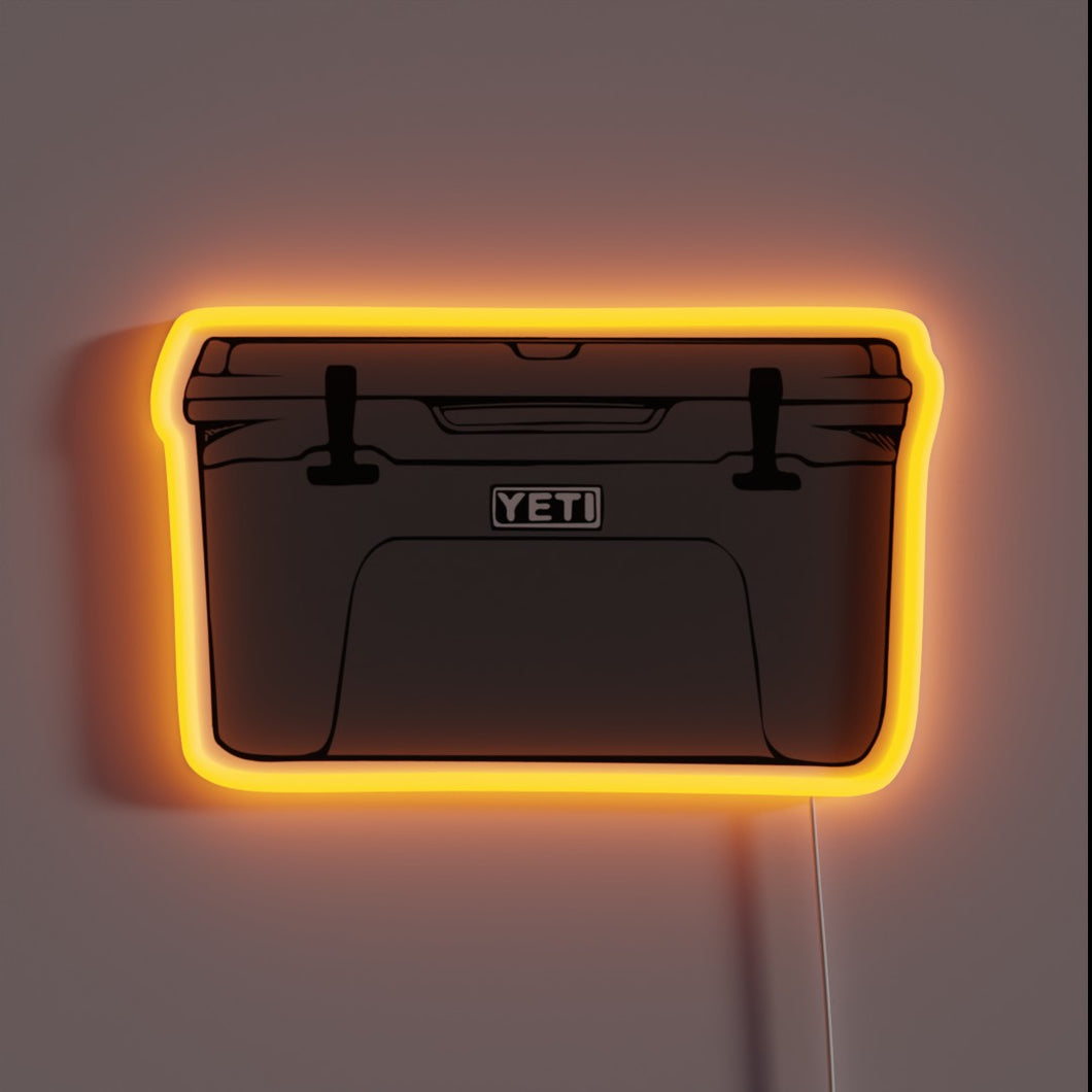 Eye-catching RGB LED Neon Sign with Cool Grey Tones