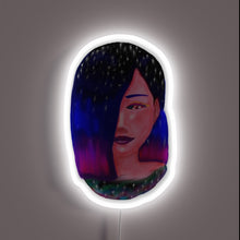 Load image into Gallery viewer, Galactic LED light show in vibrant neon colors with rhythm.