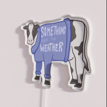 Load image into Gallery viewer, Colorful cow neon art decor for modern farmhouse rustic aesthetic
