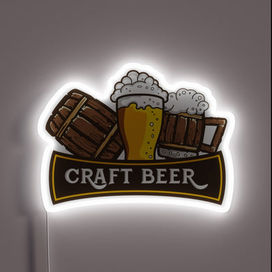 Neon Sign for Beer Lovers and Home Bar Decorations Enthusiasts