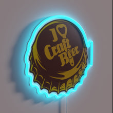Load image into Gallery viewer, Neon Sign Decor Featuring Customizable Beer Design for Enthusiasts