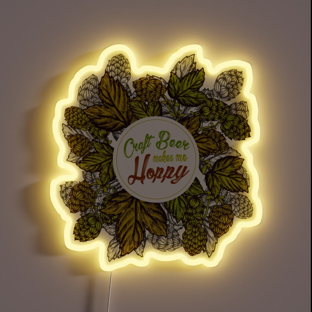 RGB Neon Sign for Homebrew Enthusiasts and Craft Beer Lovers