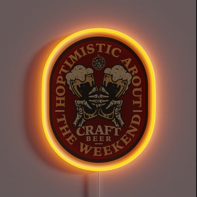 Celebrate the Weekend with Vibrant RGB Neon Craft Beer Sign