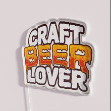 Load image into Gallery viewer, Bright Neon Sign Perfectly Captures Passionate Craft Beer Enthusiast Vibes
