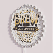Load image into Gallery viewer, Vibrant Neon Craft Brewery Sign for Home Bars and Kitchens