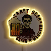Load image into Gallery viewer, Eye-catching RGB Neon Sign for Craft Beer Enthusiasts&#39; Bars