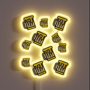 RGB Neon Beer Sign for Homebrewers and Craft Beer Enthusiasts