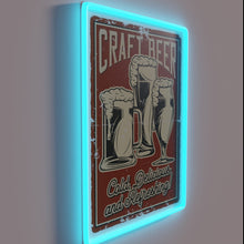 Load image into Gallery viewer, Vibrant Neon Sign for Craft Beer Enthusiasts and Home Bars