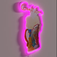 Load image into Gallery viewer, Hang your passion for craft beer with vibrant colorful glow.