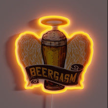Load image into Gallery viewer, Vibrant RGB Neon Sign for Home Brew Enthusiasts and Fans.