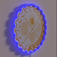Load image into Gallery viewer, Neon RGB Sign for Craft Beer Lovers and Beer Enthusiasts Parties