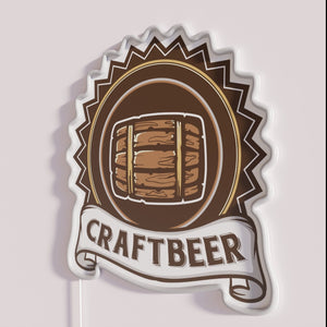 Vibrant Neon Sign for Craft Beer Lovers and Home Brew Enthusiasts