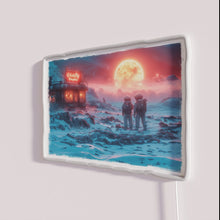 Load image into Gallery viewer, Neon Space Age Decor with Bright Colored Glowing Lettering Signs