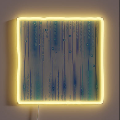 Add a touch of techy cool with this RGB sign.