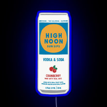 Load image into Gallery viewer, Cranberry High Noon RGB neon sign blue