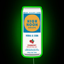 Load image into Gallery viewer, Cranberry High Noon RGB neon sign green