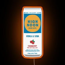 Load image into Gallery viewer, Cranberry High Noon RGB neon sign orange