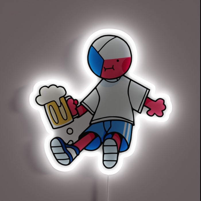 Czech Handmade Multicolor Neon Sign with RGB Color LED Lighting