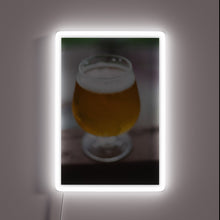 Load image into Gallery viewer, Neon Sign with RGB Colors and Beer-Themed Typography Design