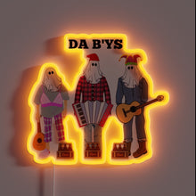 Load image into Gallery viewer, Add vibrant colorful ambiance with Da By&#39;s musical neon sign.
