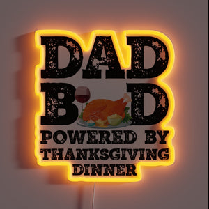 Laughter and Girth Guaranteed: Dad Bod Fuelled by Turkey Day Delights