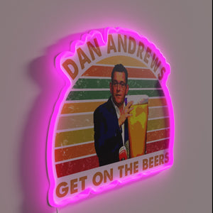 Daniel Andrews Premier's Office Official Beer Sponsorship RGB LED Sign