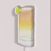 Load image into Gallery viewer, Vintage inspired Dark &amp; Stormy cocktail themed LED neon sign