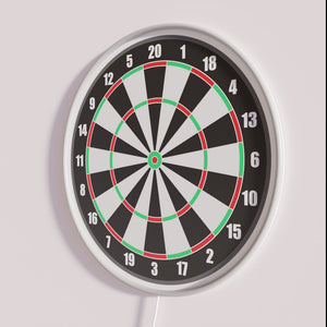 Electric Dartboard Inspired RGB Neon Bar Room Sign Decorations