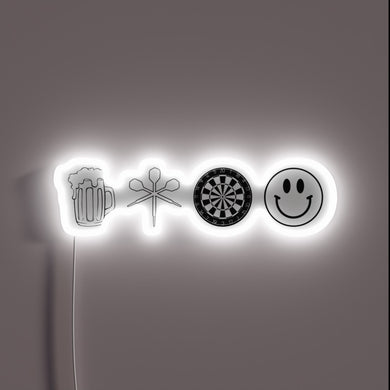 Vibrant LED Neon Sign for Home Gaming Bar Decorations and Fun.
