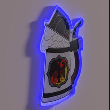 Load image into Gallery viewer, Das Beer Stein Firefighter Medic RGB Neon Sign with Fierce Design