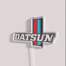 Load image into Gallery viewer, Retro Japanese Car Neon Sign Decor with Datsun 620 Emblem