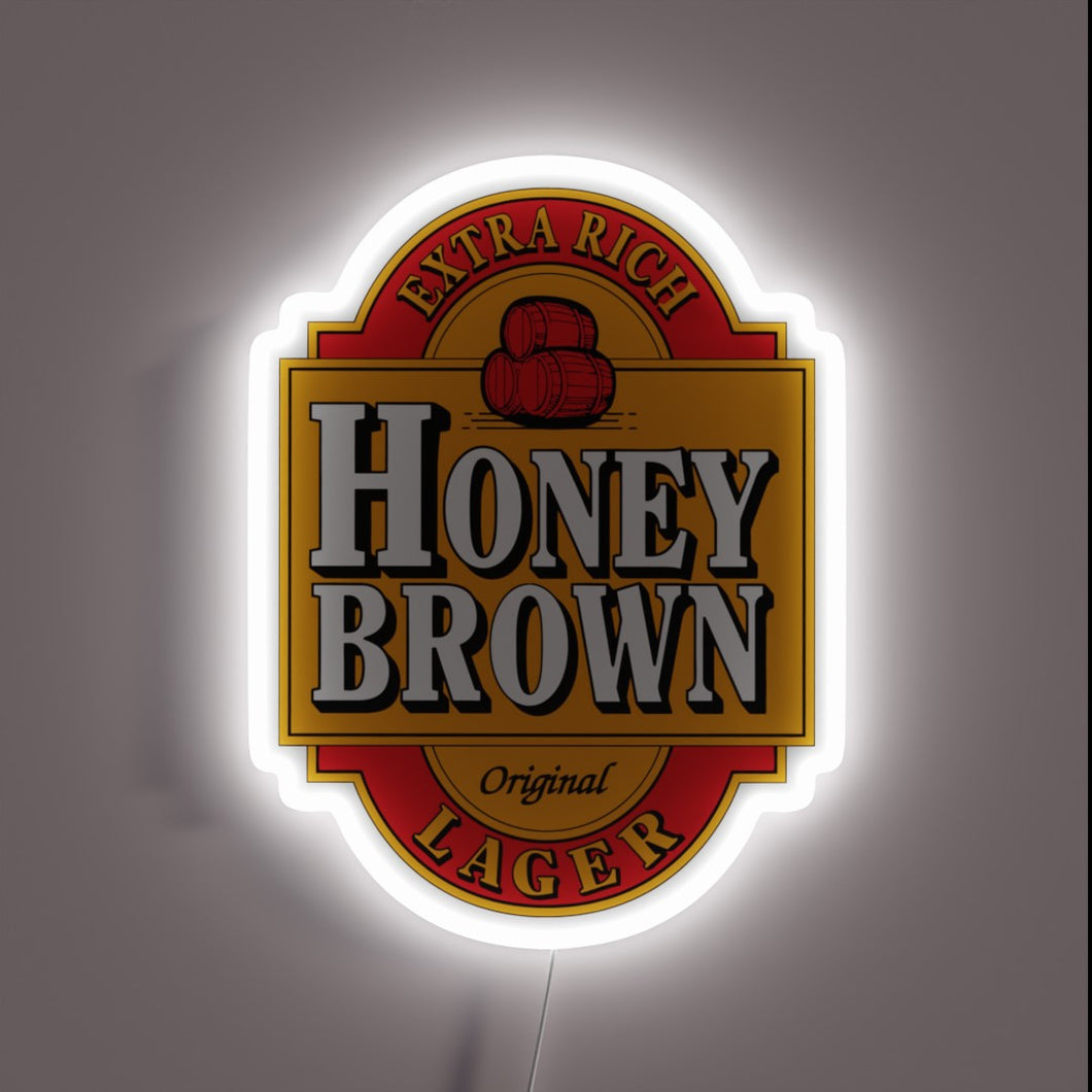 Eye-catching RGB Neon Sign for Beer Enthusiasts Featuring Dave's Branding