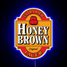 Load image into Gallery viewer, Dave s Honey Brown Lager RGB neon sign blue