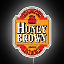 Load image into Gallery viewer, Dave s Honey Brown Lager RGB neon sign white 