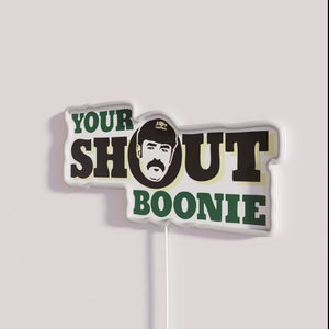 David Boon Australian Cricket Legend Neon Sign with Colourful LED Lighting