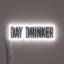Load image into Gallery viewer, Vibrant RGB LED neon sign illuminating day drinking enthusiasts vibes.