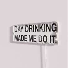 Load image into Gallery viewer, Laughter is contagious, day drinking humor neon wall decor light