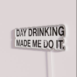 Laughter is contagious, day drinking humor neon wall decor light