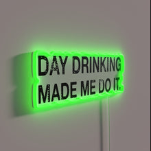 Load image into Gallery viewer, Procrastination fueled by adult beverages, according to this neon confession.