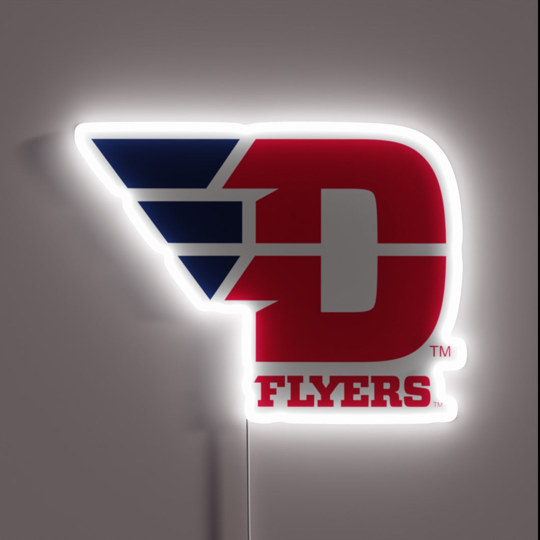 Flyers pride takes flight — bold red, sharp wings, lit for legends.
