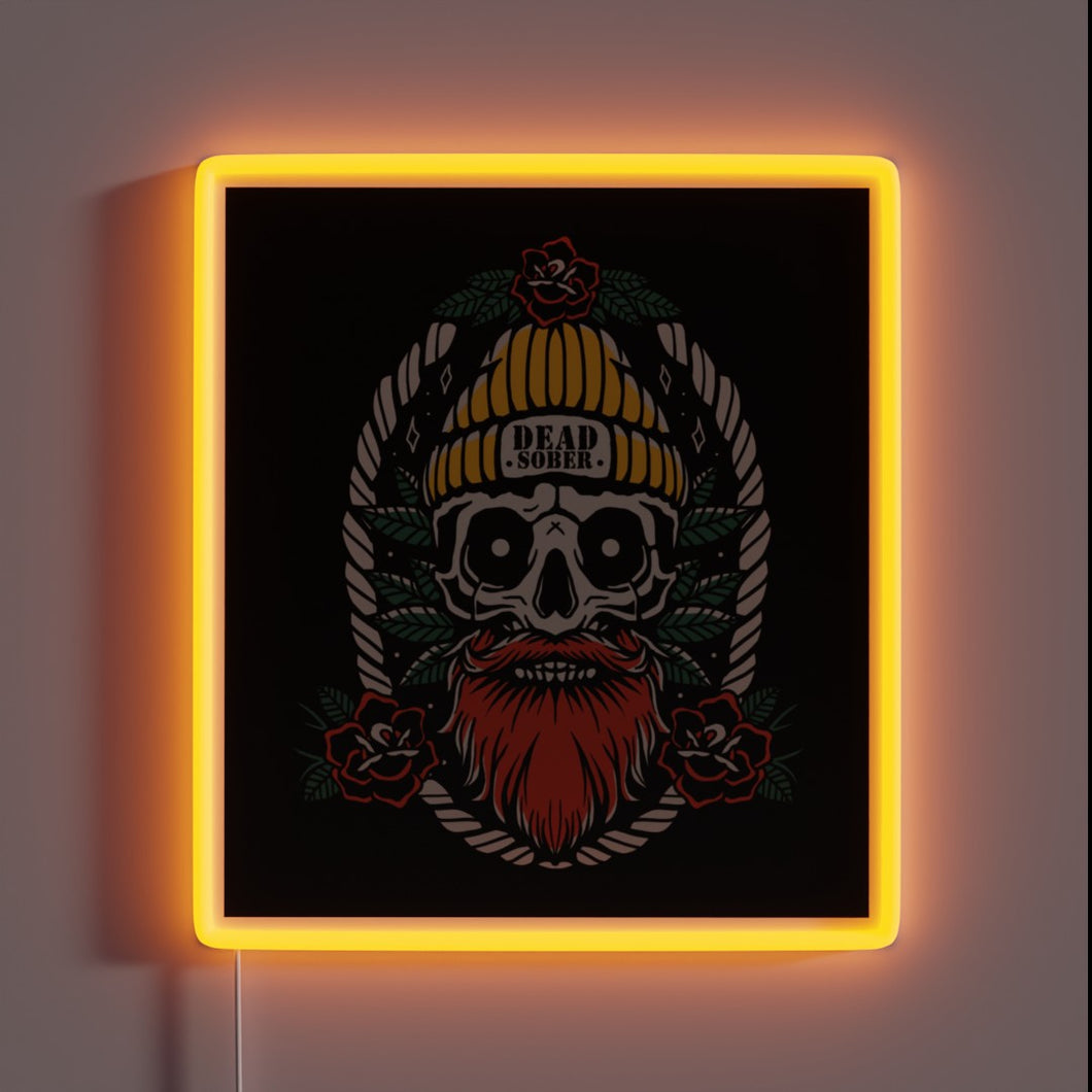 Recovery and Sobriety Motivation Neon Sign with Colorful RGB Lighting