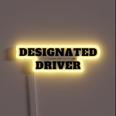 Ride safe with this designated driver reminder neon display lamp.