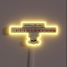 Load image into Gallery viewer, Detroit Pistons NBA Legacy Numbers Neon Sign with Vibrant Accents
