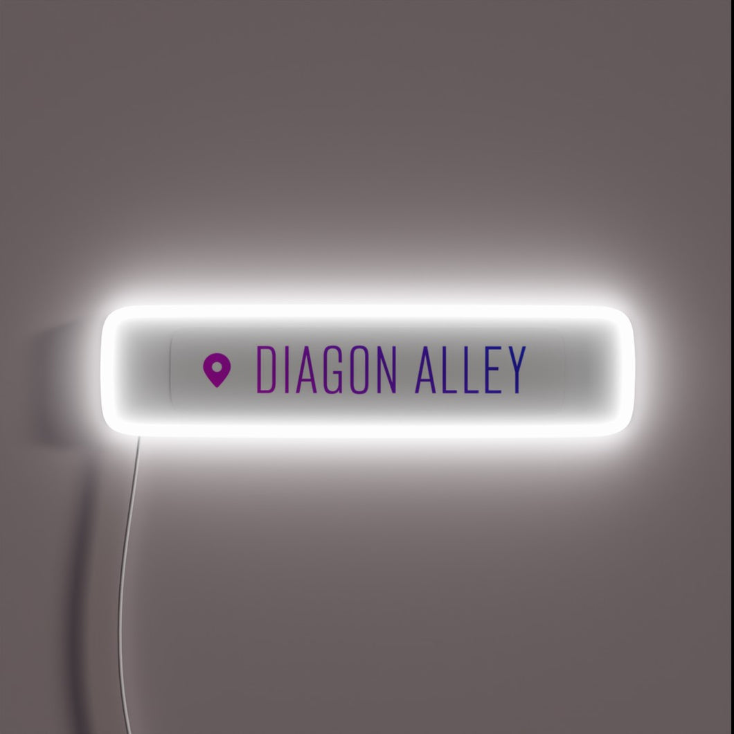 Mystical Entrance to Diagon Alley, Wizarding World's Secret Neon Gateway