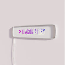 Load image into Gallery viewer, Magic Wizard Neon Sign - Diagon Alley Inspired Decorative Illuminated Artwork