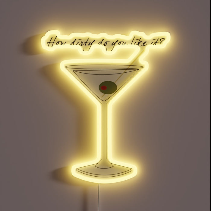 Add a touch of sophistication with this vibrant cocktail sign.